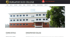 Desktop Screenshot of durgapurbedcollege.net