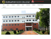 Tablet Screenshot of durgapurbedcollege.net